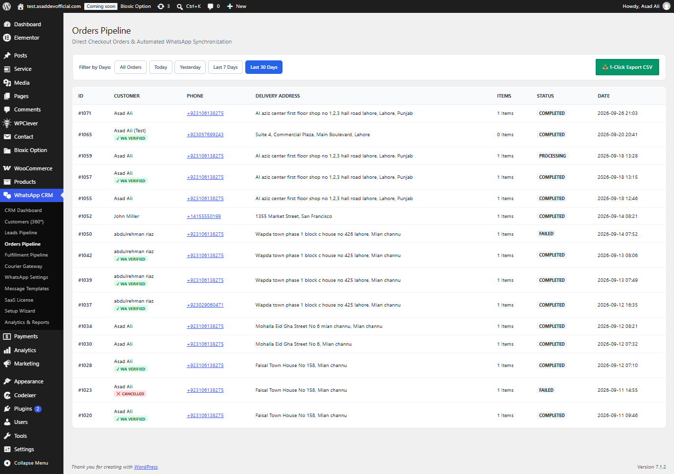 WhatsApp Sales CRM Pro – WooCommerce COD Anti-Fraud & Logistics Automation Plugin - Image 5