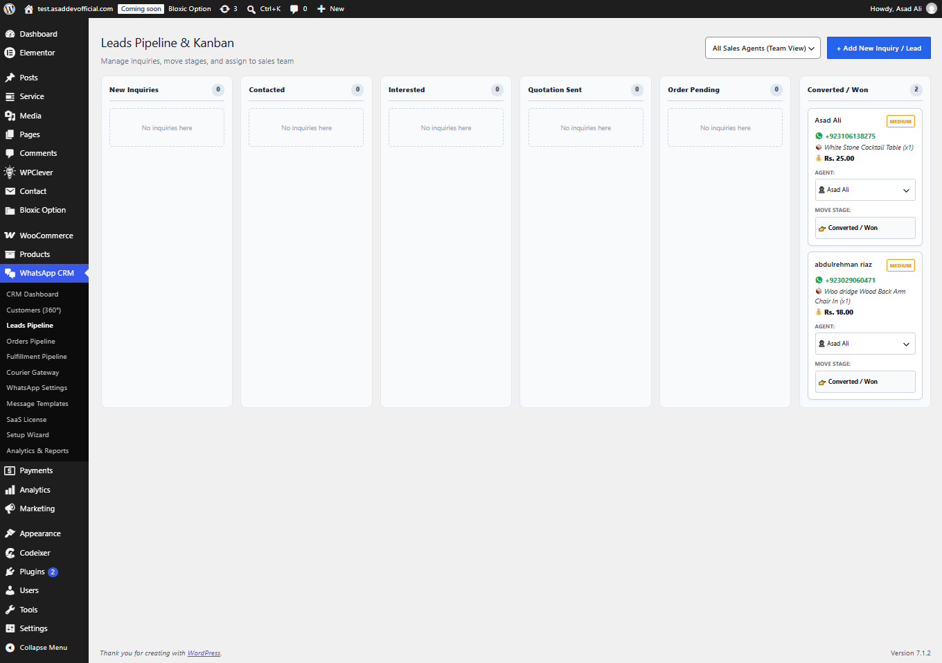 WhatsApp Sales CRM Pro – WooCommerce COD Anti-Fraud & Logistics Automation Plugin - Image 4