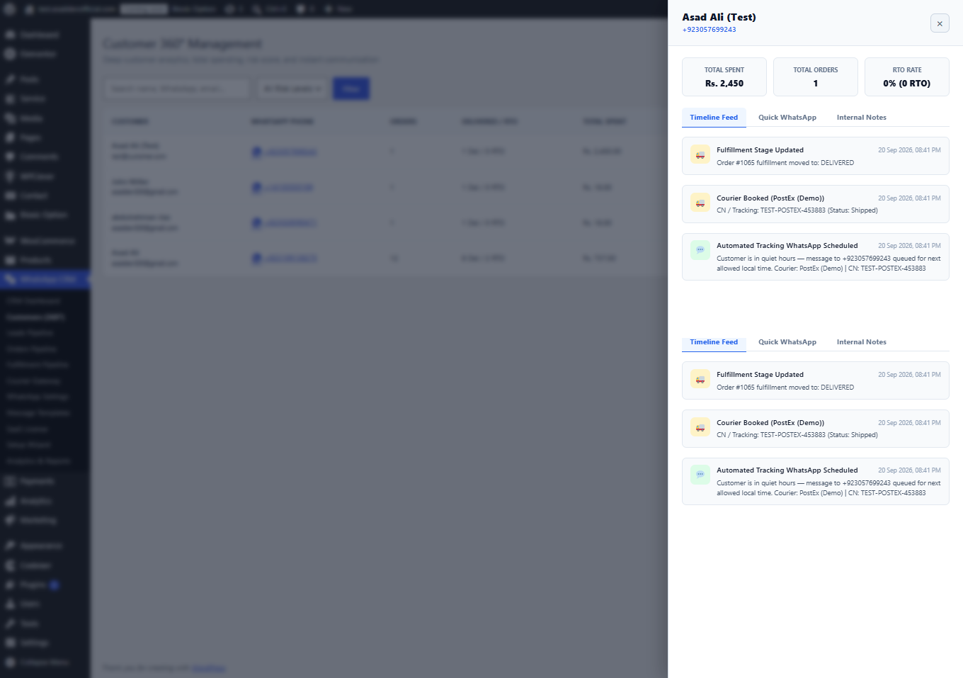 WhatsApp Sales CRM Pro – WooCommerce COD Anti-Fraud & Logistics Automation Plugin - Image 3